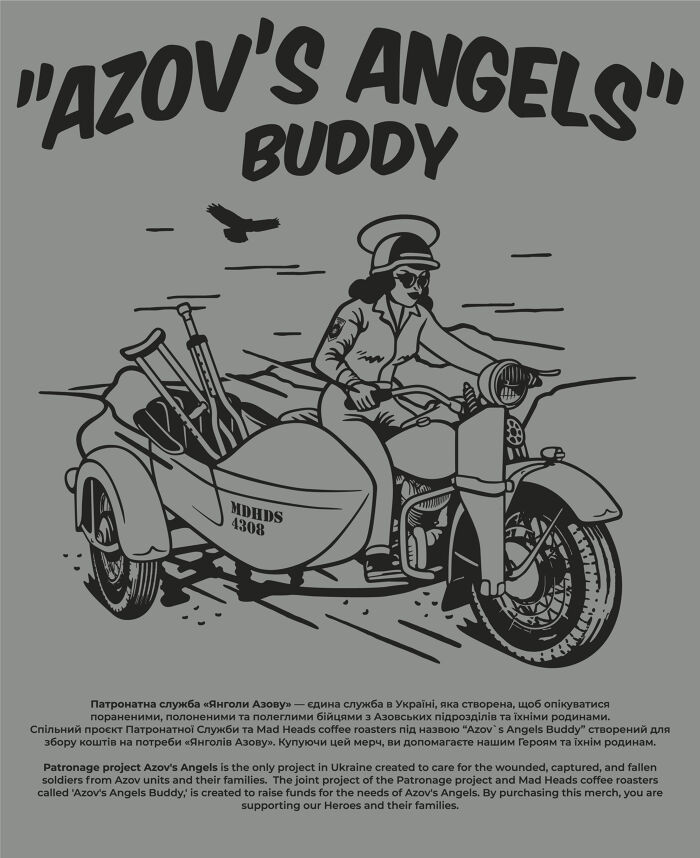 Футболка Azov's Angels Buddy "Bike"